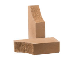 Кирпич с вогнутым углом КСЛТ-ВУ3