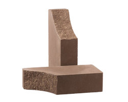 Кирпич с вогнутым углом КСЛТ-ВУ5