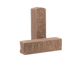 Кирпич полнотелый облицовочный фактурный тычковый узкий КУЛТ5