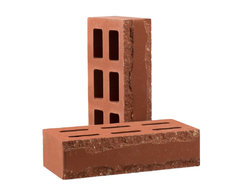 Кирпич облицовочный пустотелый фактурный «Зигзаг» КСПД4-Ф